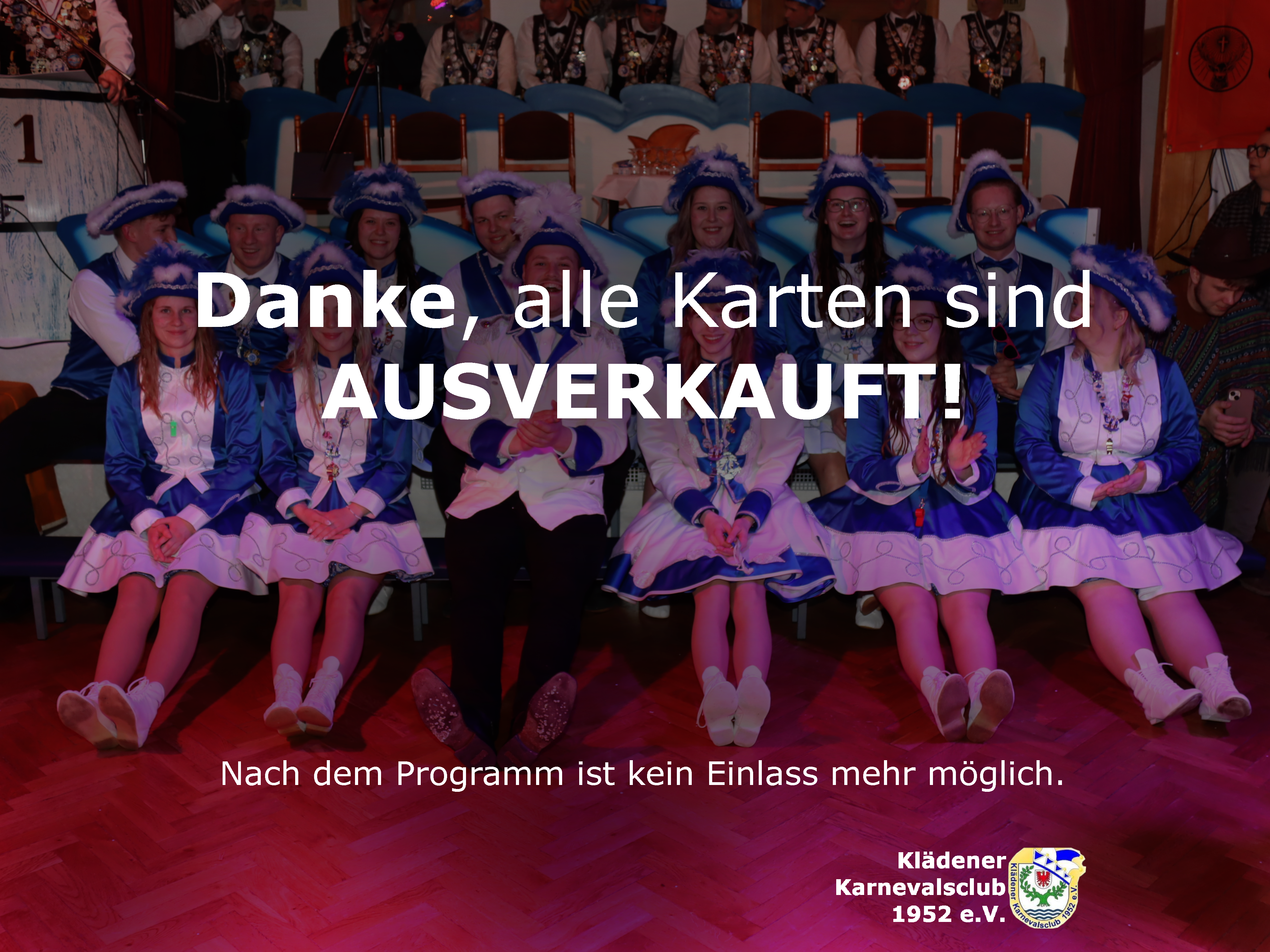 Danke, alle Karten sind AUSVERKAUFT